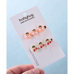 Babyhug Hair Pins And Clips Set Free Size - Multicolor