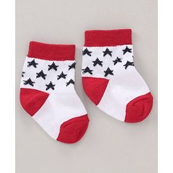Cute Walk by Babyhug Anti Bacterial Ankle Length Non Terry Socks Strips Pack of 5 Pair - Multicolour