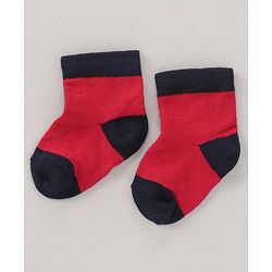 Cute Walk by Babyhug Anti Bacterial Ankle Length Non Terry Socks Strips Pack of 5 Pair - Multicolour