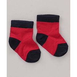 Cute Walk by Babyhug Anti Bacterial Ankle Length Non Terry Socks Strips Pack of 5 Pair - Multicolour
