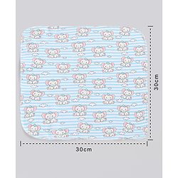 Babyhug 100% Cotton Wash Cloth Pack of 8 - Multicolor