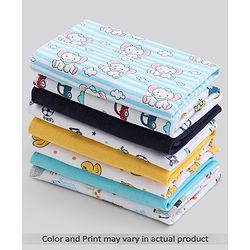 Babyhug 100% Cotton Wash Cloth Pack of 8 - Multicolor