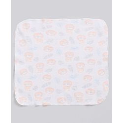 Babyhug 100% Cotton Wash Cloth Pack of 8 - Multicolor