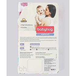 Babyhug 100% Cotton Wash Cloth Pack of 8 - Multicolor