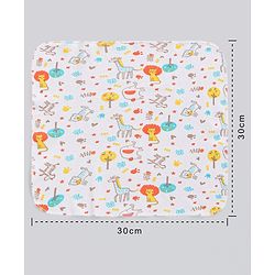 Babyhug 100% Cotton Wash Cloth Pack of 8 - Multicolor