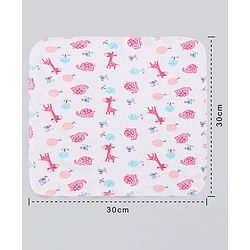 Babyhug 100% Cotton Wash Cloth Pack of 8 - Multicolor