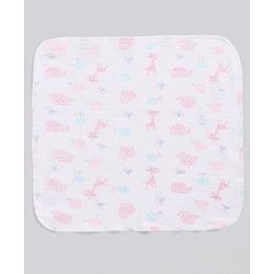 Babyhug 100% Cotton Wash Cloth Pack of 8 - Multicolor