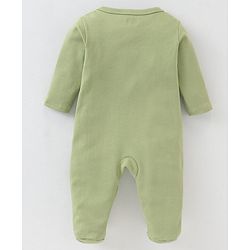 Babyhug Cotton Full Sleeves Sleep Suit Bee Print Pack of 2 - Blue Green