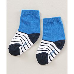 Cute Walk by Babyhug Ankle Length Antibacterial Socks Pack Of 7 Striped Design - Multicolour