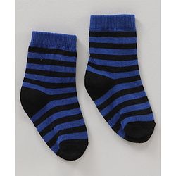 Cute Walk by Babyhug Ankle Length Antibacterial Socks Stripes Print Pack Of 7 - Multicolor