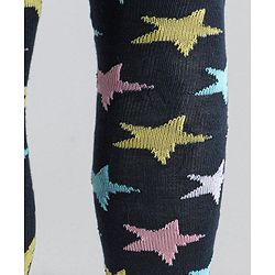 Cutewalk by Babyhug Anti-Bacterial Tights  Stars Design - Navy