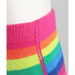Cutewalk by Babyhug Anti-Bacterial Tights Striped Design - Multicolour