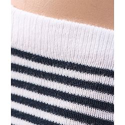 Cutewalk by Babyhug Anti Bacterial Tights Stripes & Heart Design - Multicolor