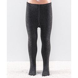 Cutewalk by Babyhug Anti Bacterial Footed Tights Heart Design Pack Of 2 - Pink & Black