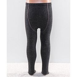Cutewalk by Babyhug Anti Bacterial Footed Tights Heart Design Pack Of 2 - Pink & Black