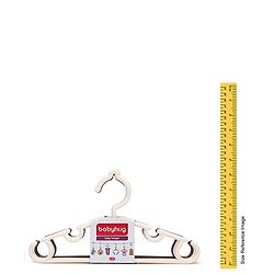 Babyhug Set Of 6 Hangers - Cream And Light Brown
