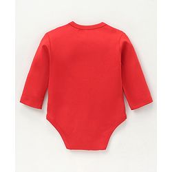 Babyhug 100% Cotton Full Sleeves Onesies Christmas Theme & Text Print - Pack of 2