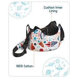 Babyhug Walking Harness Belt Rocket Print - Multicolor
