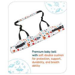 Babyhug Walking Harness Belt Rocket Print - Multicolor