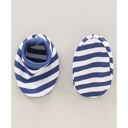 Babyhug 100% Cotton Mitten & Booties Cap - Diameter 10 cm