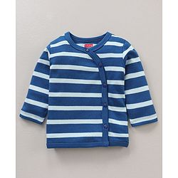 Babyhug 100% Cotton Knit Full Sleeves Vests Striped & Caterpillar Print  Pack of 3 - Multicolour