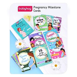 Babyhug Pregnancy Milestone Cards - English