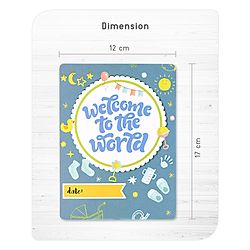 Babyhug Pregnancy Milestone Cards - English