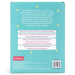Babyhug Pregnancy Milestone Cards - English