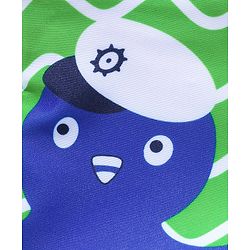 Babyhug Swimming Trunk Octopus Print - Blue & Green