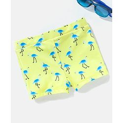 Babyhug Swimming Trunk Duck Print - Yellow