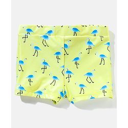 Babyhug Swimming Trunk Duck Print - Yellow