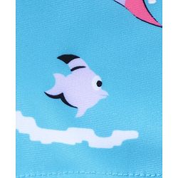 Babyhug Swimming Trunk Marine Life Print - Blue