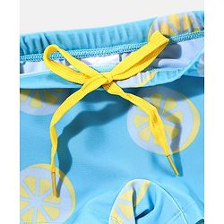 Babyhug Swimming Trunk Lemons Print - Blue