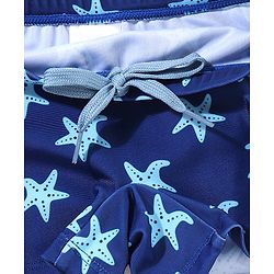 Babyhug Swimming Trunk Star Fish Print - Navy Blue