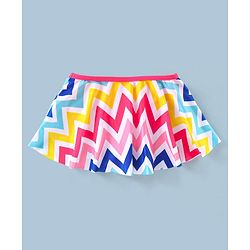Babyhug Sleeveless 2 Piece Printed Swimsuit - Multicolor