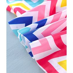 Babyhug Sleeveless 2 Piece Printed Swimsuit - Multicolor