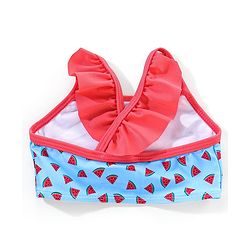 Babyhug Sleeveless 2 Piece Swimsuit Watermelon Print - Blue