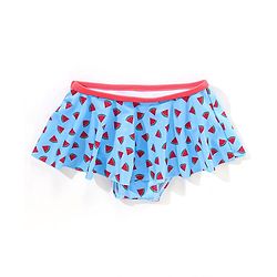 Babyhug Sleeveless 2 Piece Swimsuit Watermelon Print - Blue
