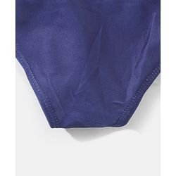 Babyhug Sleeveless 2 Piece Swimsuit Polka Dot Print - Navy Blue