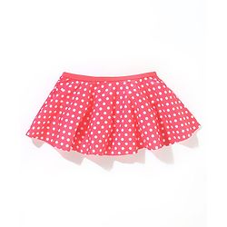 Babyhug Sleeveless Two Piece Swimsuit Polka Dot Print- Pink