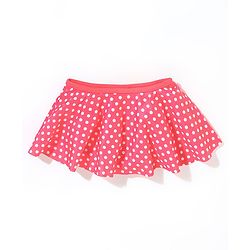 Babyhug Sleeveless Two Piece Swimsuit Polka Dot Print- Pink