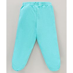 Babyhug Cotton Knit Footed Length Bootie Leggings Football Print Pack of 3 - Multicolour