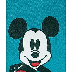 Babyhug Cotton Knit Half Sleeves T-Shirt Mickey Mouse and Friends Print- Blue