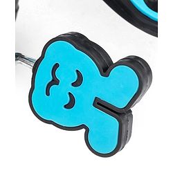 Babyhug Plug & Play Black Hawk Tricycle With Parental Push Handle & Storage Basket - Ice Blue