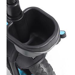 Babyhug Plug & Play Black Hawk Tricycle With Parental Push Handle & Storage Basket - Ice Blue