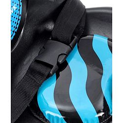 Babyhug Plug & Play Black Hawk Tricycle With Parental Push Handle & Storage Basket - Ice Blue