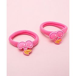 Babyhug Cherry  Rubber Bands Pack Of 12 - Multicolor