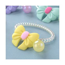Babyhug Free Size Bow Applique Rubber Bands Set of 5 - Multicolor