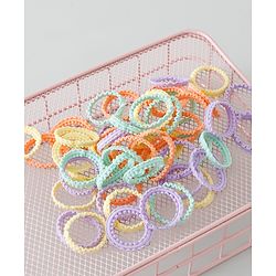 Babyhug Rubber Bands and Scrunchies Pack of 51 - Multicolour