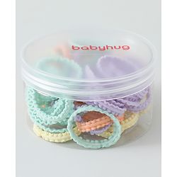 Babyhug Rubber Bands and Scrunchies Pack of 51 - Multicolour